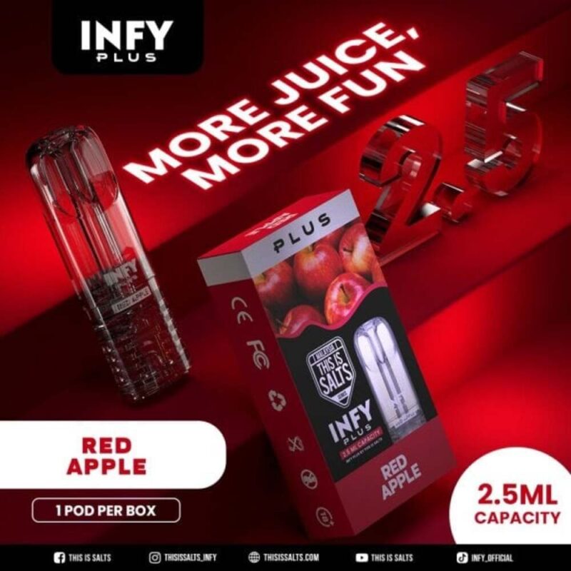 Infy-plus-red-apple