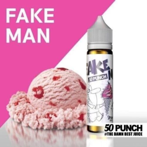 50 PUNCH Fake Man Strawberry Ice Cream Freebase 60ml