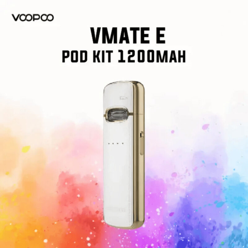 Voopoo-Vmate-E-white-inlaid-gold